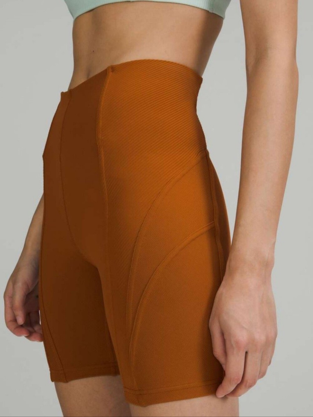 Ribbed High-Rise Yoga Short